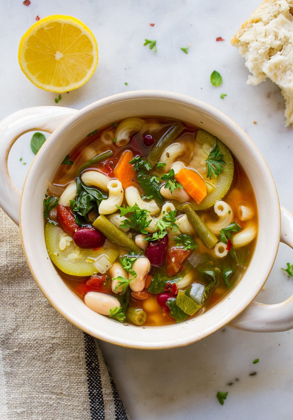 Vegan Slow Cooker Minestrone: Protein-Packed Plant-Based Meal